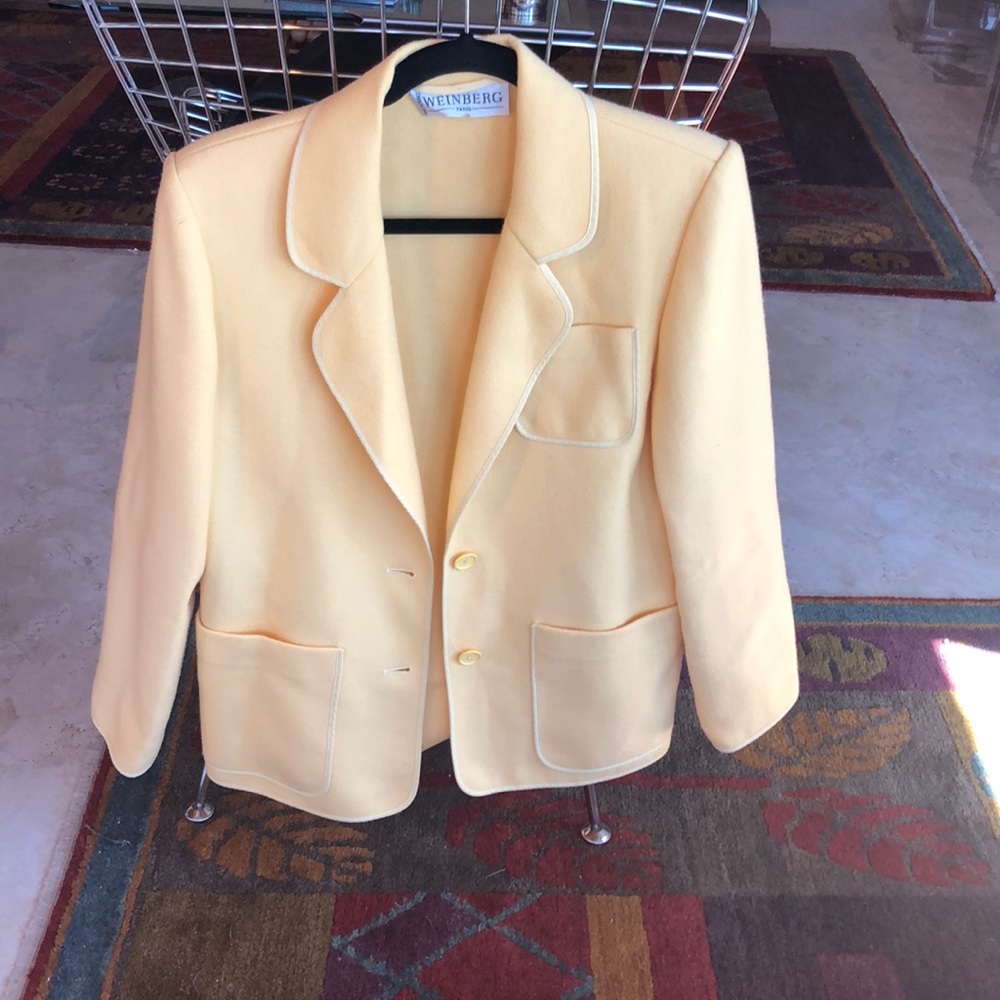 WEINBERG Vintage Wool Blazer Made in France